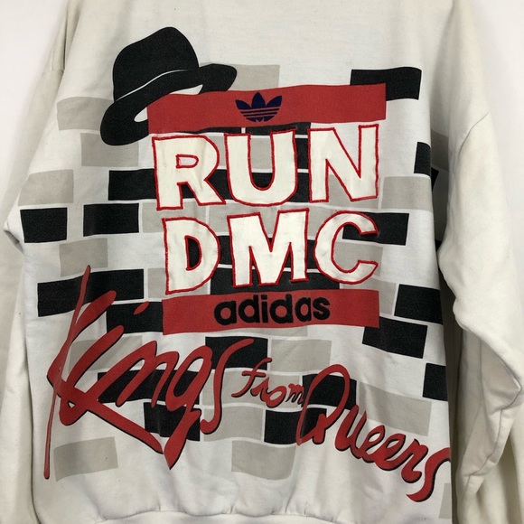 Adidas RUN DMC Vintage 80’s Sweatshirt! - Picture 6 of 6